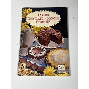 Baker's Chocolate and Coconut Favorites Cookbook General Foods‎ Kitchens 1962